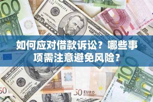 武汉如何应对借款诉讼？哪些事项需注意避免风险？