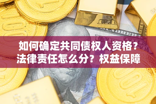 武汉如何确定共同债权人资格？法律责任怎么分？权益保障技巧揭秘！