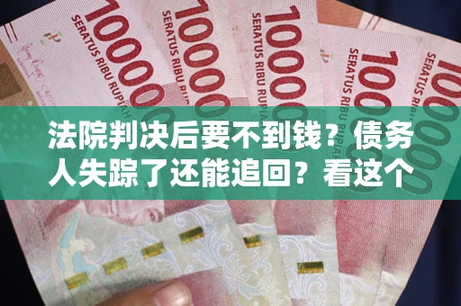 武汉法院判决后要不到钱？债务人失踪了还能追回？看这个方法！