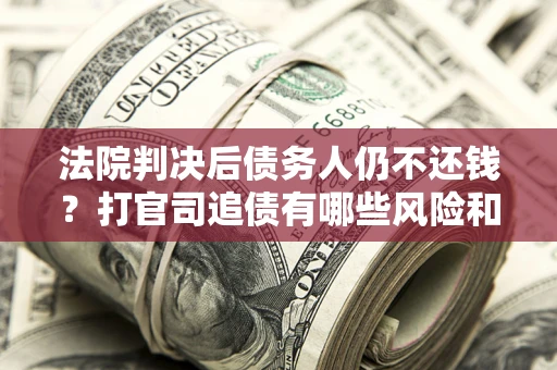 武汉法院判决后债务人仍不还钱？打官司追债有哪些风险和技巧？