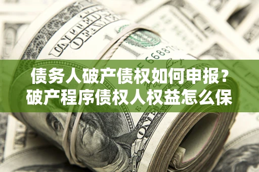 武汉债务人破产债权如何申报？破产程序债权人权益怎么保障？