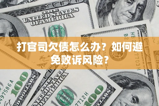 武汉打官司欠债怎么办？如何避免败诉风险？