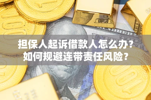 武汉担保人起诉借款人怎么办？如何规避连带责任风险？