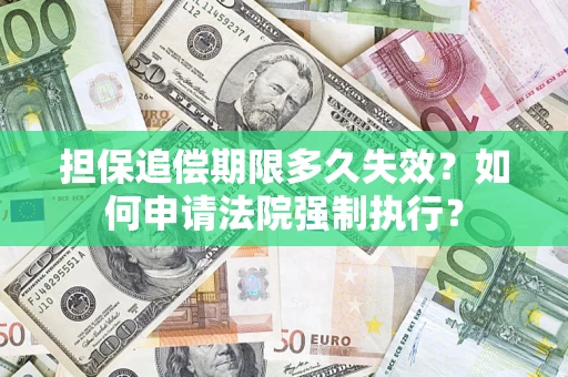 武汉担保追偿期限多久失效？如何申请法院强制执行？