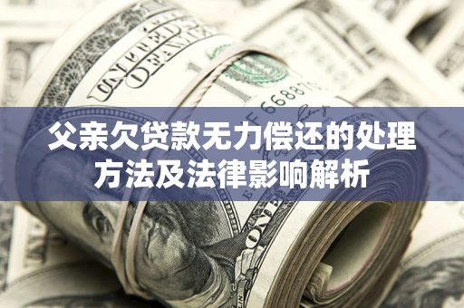 武汉父亲欠贷款无力偿还的处理方法及法律影响解析