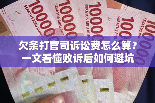 武汉欠条打官司诉讼费怎么算？一文看懂败诉后如何避坑